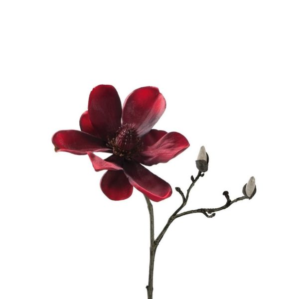 029480 0 k 600x600 - Floare decorativă Magnolia red 30 cm (L029480)