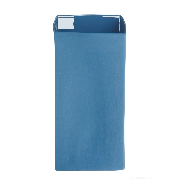 46031108 - ASA Selection Vaza Cube blue, h.18 cm; d.9*9 cm (46031108)