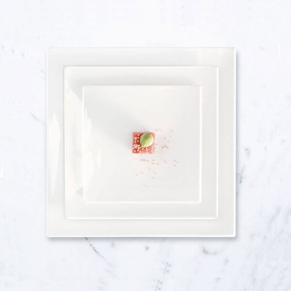 square plate 17cm a table white asa selection 1 600x600 - Farfurie plata Atable white, D.17*17 cm (1900013)