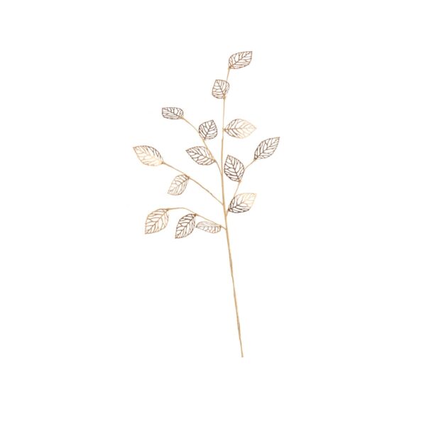 0037686 dekoracni vetvicka zlata 65cm 0 600x600 - Asa-Selection leaf twig gold, l.65 cm (66486444)