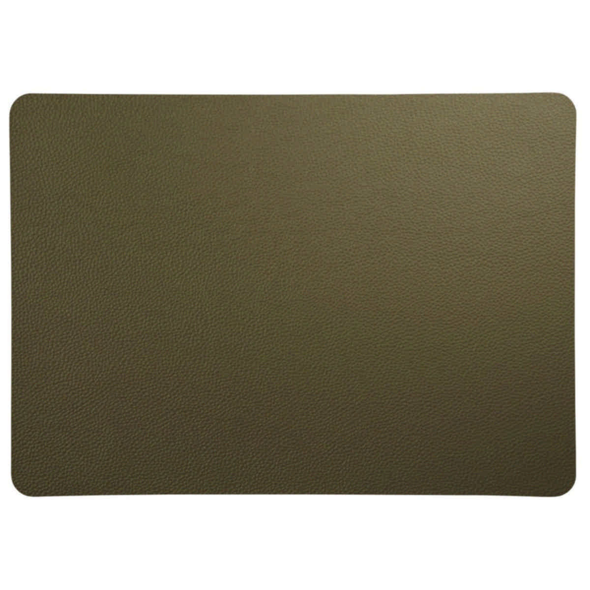 163673808 - Asa-Selection Placemat rough olive leather optic, 46*33 cm (8803420)